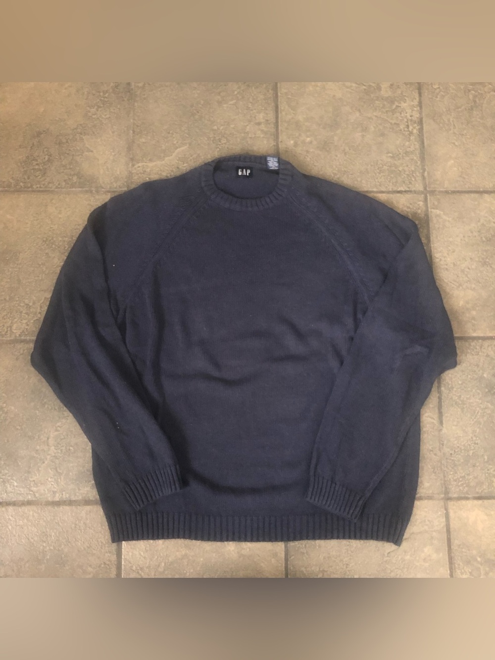 Vintage 90s Gap Blue Label Knit Sweater Size 2XL